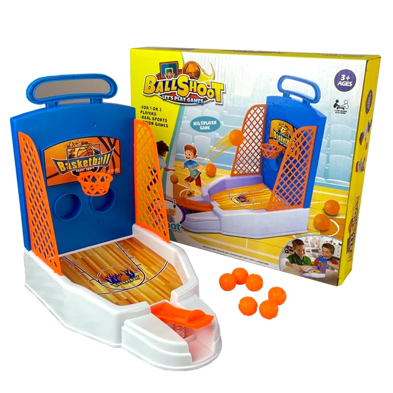 Table Basketball Shooting Game 1 Side Includes 6 Small Balls For 1-2 Plays (33005)